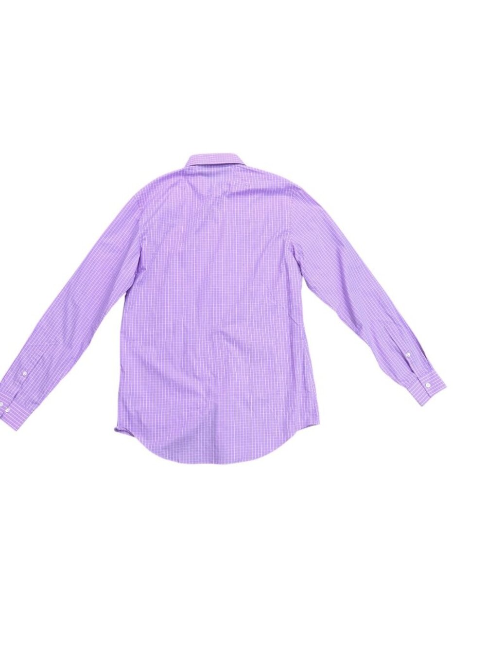 Kenneth Cole Reaction Mens Lavender Cotton Flex Slim Fit Long Sleeve Dress Shirt - Picture 3 of 7